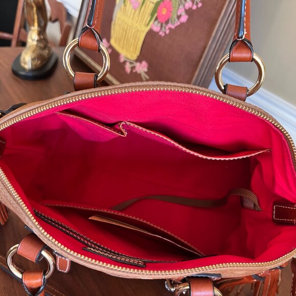 Dooney and Bourke Bristol Satchel in Pebble Grain Leather - Picture 9 of 9